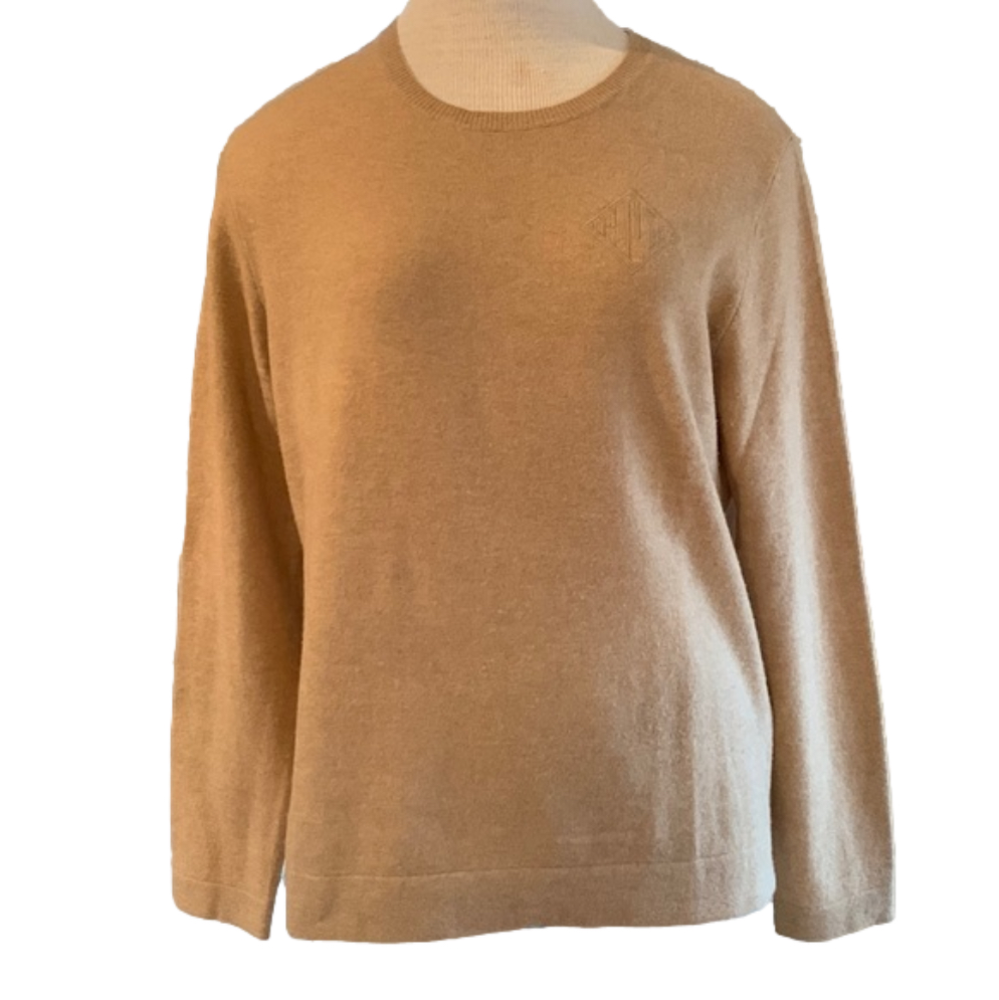 Polo by Ralph Lauren Women's Crewneck Sweater in Camel